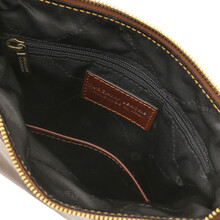 Geantă bărbați din piele naturală Tuscany Leather, maro, Jason
