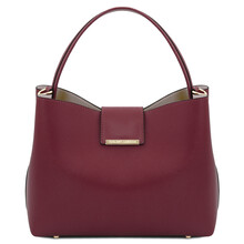 Clio Leather secchiello bag Bordeaux