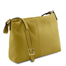 Geantă damă din piele naturală Tuscany Leather, verde