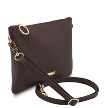 TL Bag Soft leather clutch Chocolate