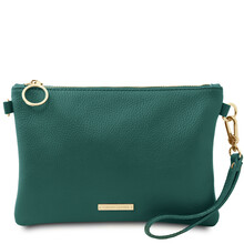 TL Bag Soft leather clutch Teal