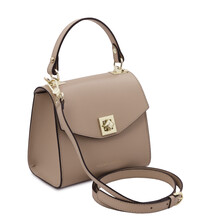 TL Bag Leather handbag Light Taupe
