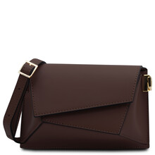 TL Bag Leather shoulder bag Chocolate