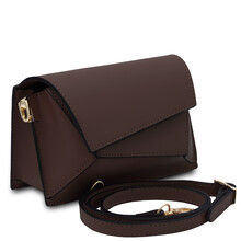 TL Bag Leather shoulder bag Chocolate