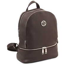 TL Bag Soft leather backpack Chocolate