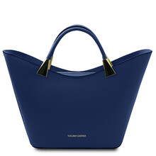 TL Bag Leather handbag Dark Blue