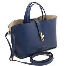 Agatha Leather handbag Dark Blue