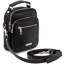 Geantă Crossbody din Piele Paul Negru