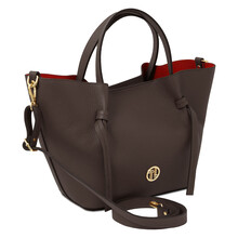 Legame Leather shopping bag - Large size Chocolate