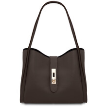 Soave Soft leather handbag Chocolate