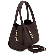 Soave Soft leather handbag Chocolate
