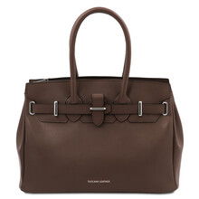 TL Bag Leather handbag Chocolate