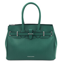 TL Bag Leather handbag Teal