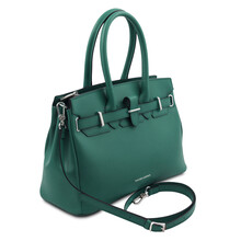 TL Bag Leather handbag Teal