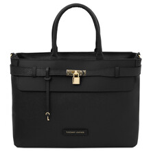 Tenace Leather handbag Black
