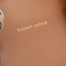 TL Bag Leather shoulder bag Cognac