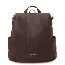 TL Bag Soft leather backpack Chocolate