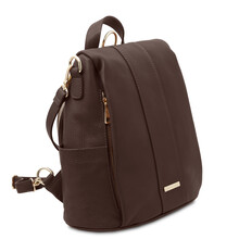 TL Bag Soft leather backpack Chocolate