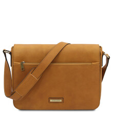 Messenger Leather messenger bag Natural