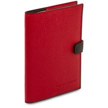 Leather planner Lipstick Red