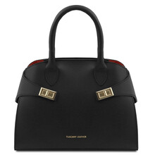 Coccola Leather handbag Black