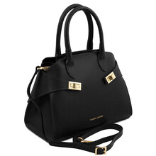Coccola Leather handbag Black