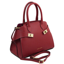Coccola Leather handbag Red
