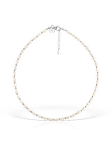 Colier din argint cu perle M'estimo