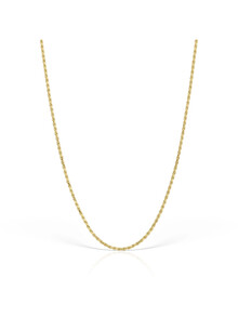 Lanț tip Rope placat cu aur vermeil 18k