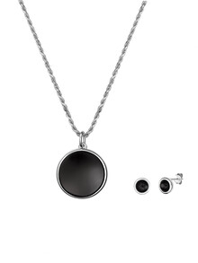 Set colier și cercei din argint Talia