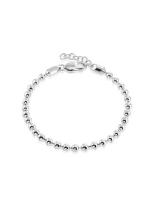 Brățară din argint cu mărgele metalice