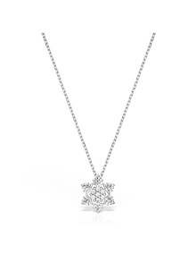 Lănțișor cu pandantiv fulg de nea din argint