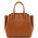 Geanta dama din piele naturala Tuscany Leather, coniac, Tulipan