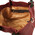 Geanta dama lux Tuscany Leather din piele printata bordo