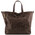 Geanta de umar shopper Tuscany Leather din piele maro inchis Annie
