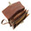 Borseta de mana barbati Tuscany Leather din piele naturala maro Tommy