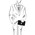 Borseta de mana barbati Tuscany Leather din piele naturala neagra Tommy