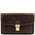 Borseta barbati din piele naturala Tuscany Leather, maro inchis, Arthur