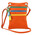 Geanta de umar Tuscany Leather din piele portocalie Minicross
