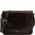 Geanta barbati din piele naturala Tuscany Leather, maro inchis, marime mare