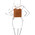Geanta convertibila in rucsac Tuscany Leather din piele coniac Patty