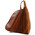 Rucsac dama coniac  piele naturala Tuscany Leather,  Hanoi