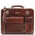 Servieta barbati din piele naturala Tuscany Leather, maro, Venezia