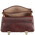 Servieta barbati  piele naturala Tuscany Leather, maro inchis, Bolgheri