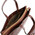 Servieta dama din piele naturala Tuscany Leather, maro  Palermo