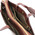 Servieta dama din piele naturala Tuscany Leather, maro  Palermo