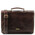 Servieta din piele naturala Tuscany Leather, maro inchis, Mantova