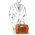 Geanta laptop barbati din piele naturala Tuscany Leather, Urbino, honey