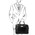 Geanta laptop barbati din piele naturala Tuscany Leather, Urbino, neagra