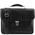 Geanta laptop barbati Tuscany Leather multi-compartiment din piele naturala neagra Alessandria